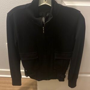 Apostrophe Black Bomber Jacket